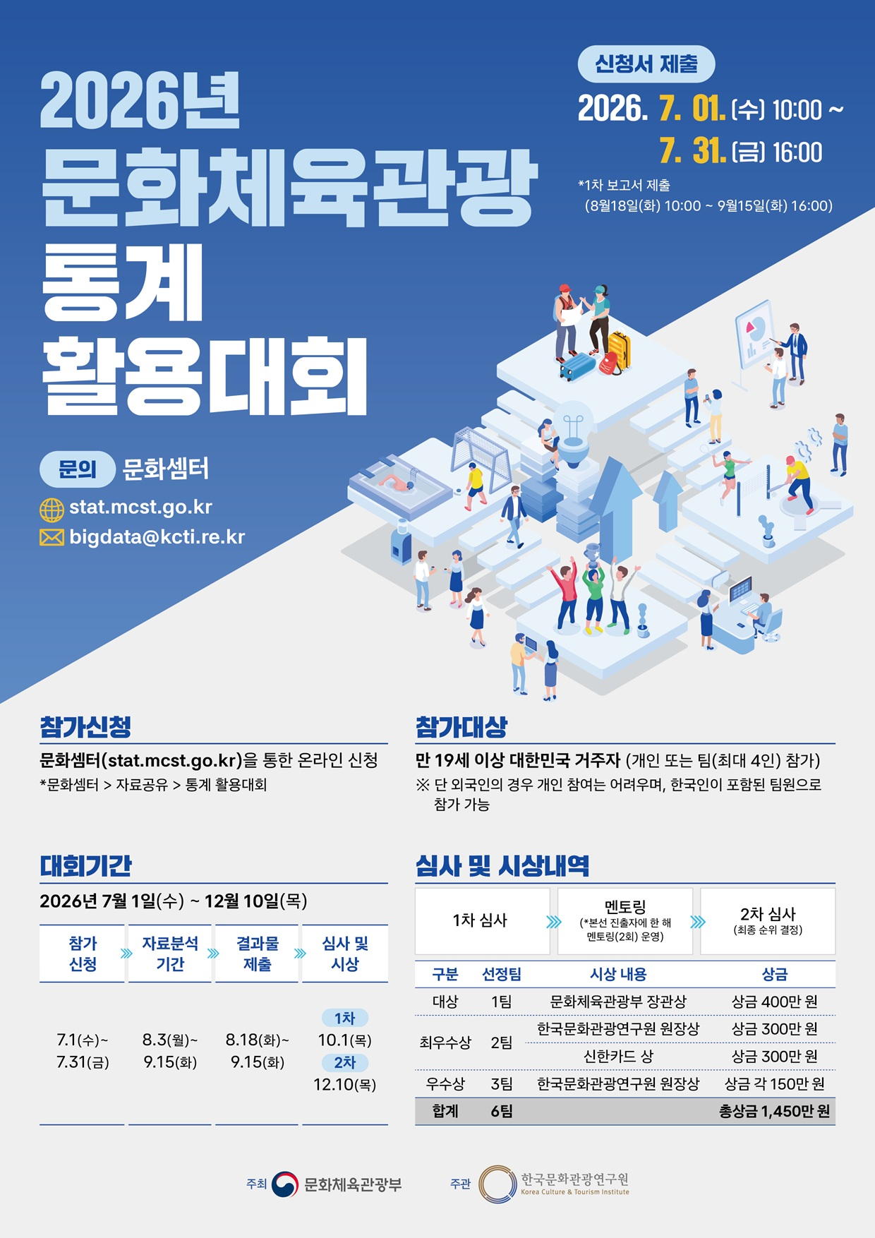 [문화체육관광부] 2026년 문화체육관광 통계 활용대회