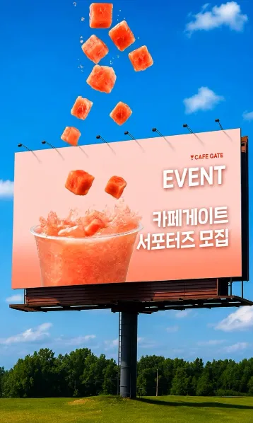 [카페게이트] 여름 신메뉴 서포터즈 모집