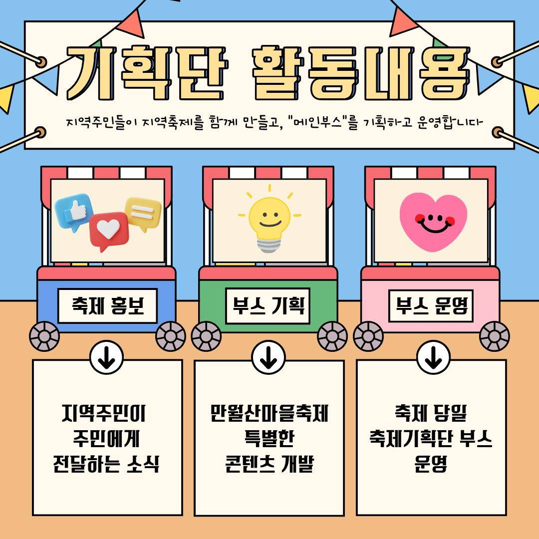2026 만월산마을축제 기획단 모집