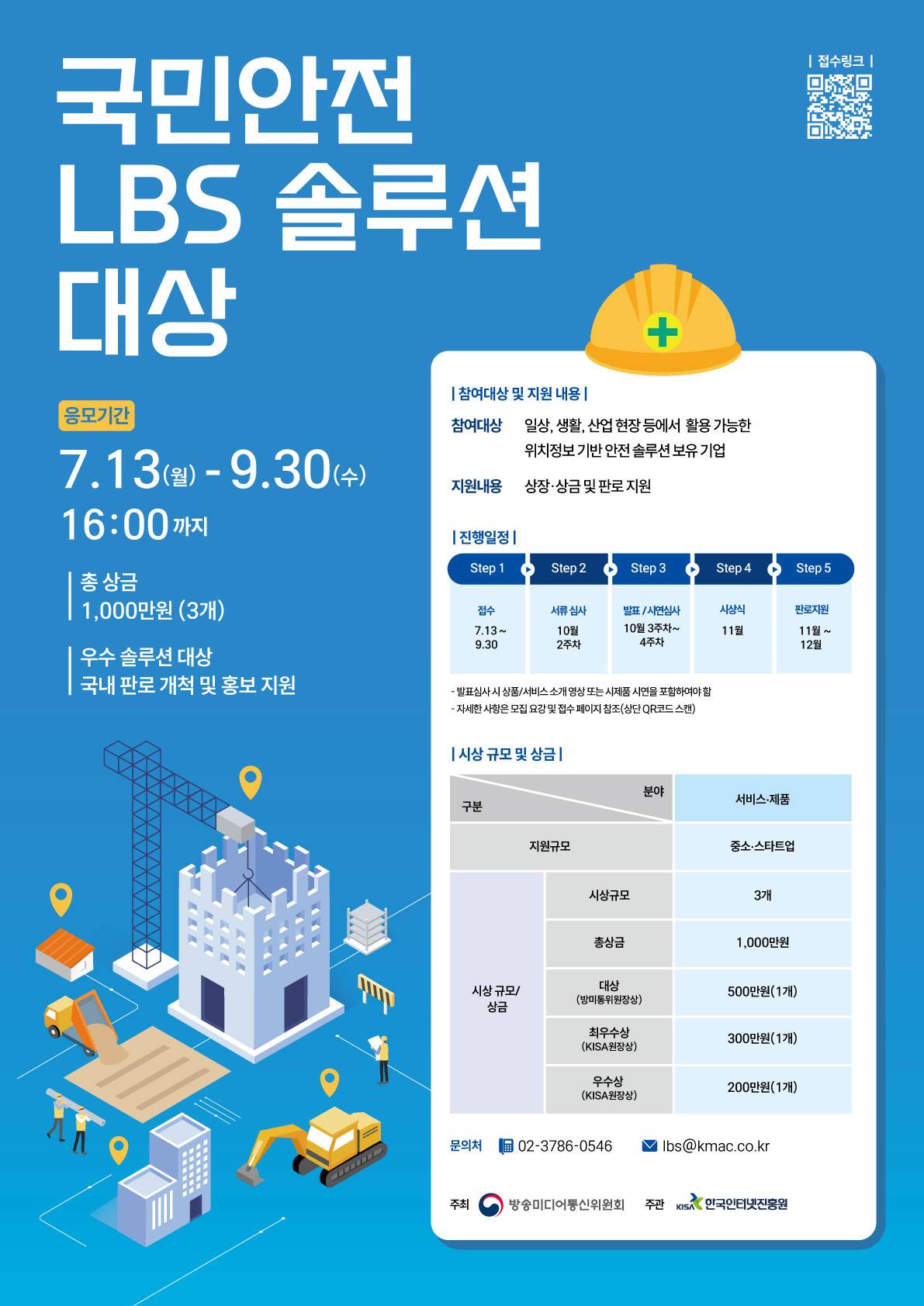 [방송미디어통신위원회, 한국인터넷진흥원] 국민안전 LBS 솔루션 대상 (~9.30 16:00)