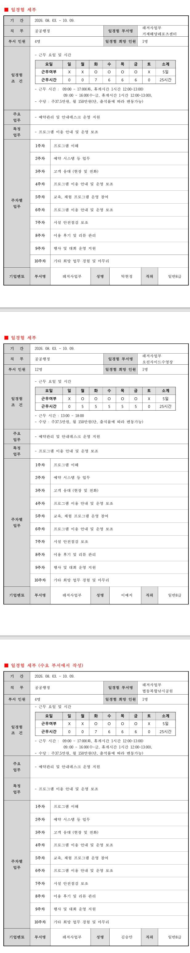 [거제해양관광개발공사] 공공행정 일경험 9기