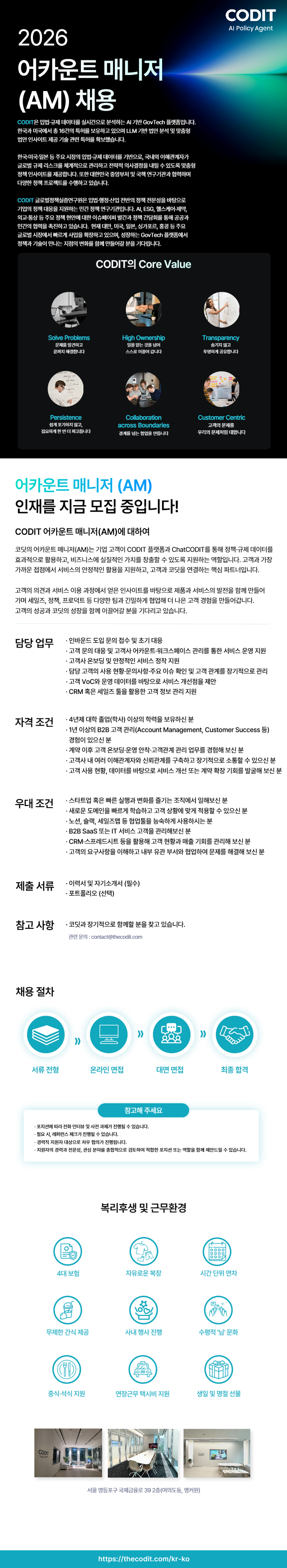 [코딧] 어카운트 매니저(AM)