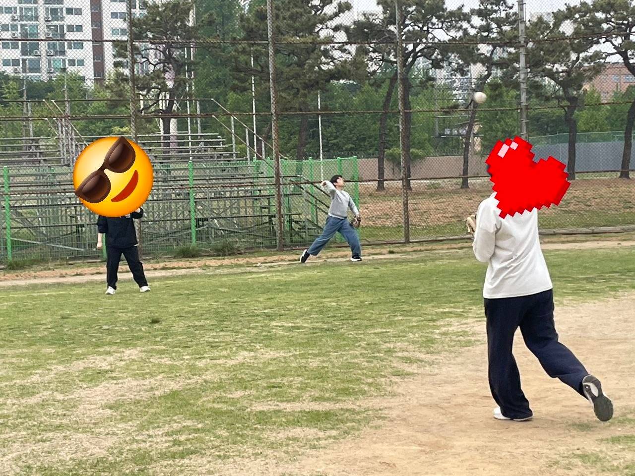 여대생 캐치볼 모임