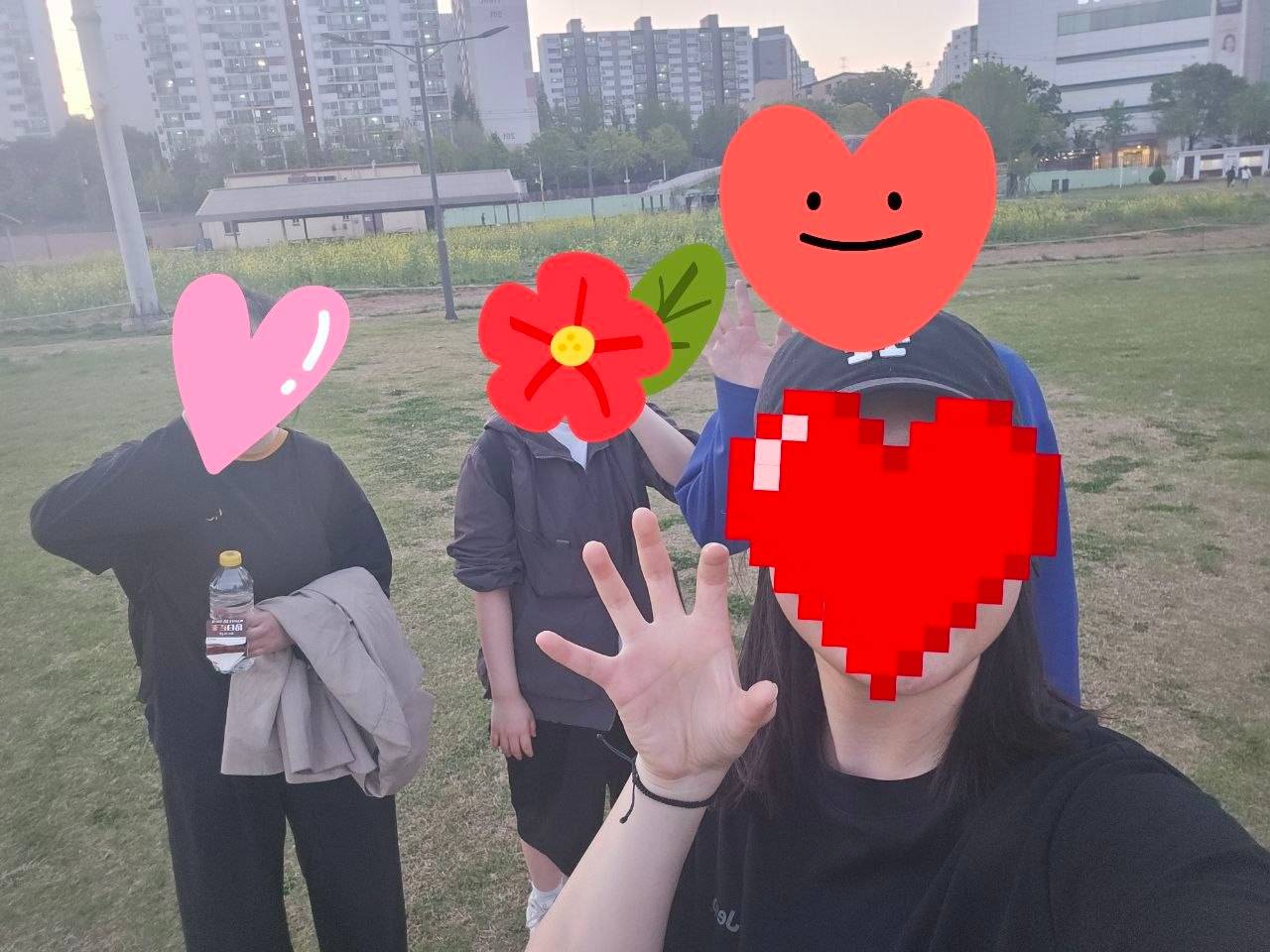 여대생 캐치볼 모임