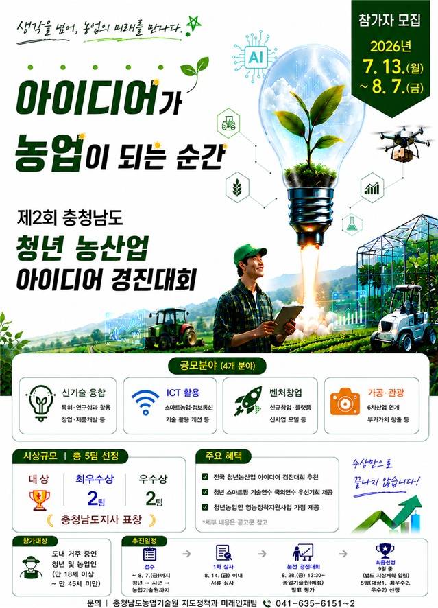 제2회 충청남도 청년 농산업 아이디어 경진대회