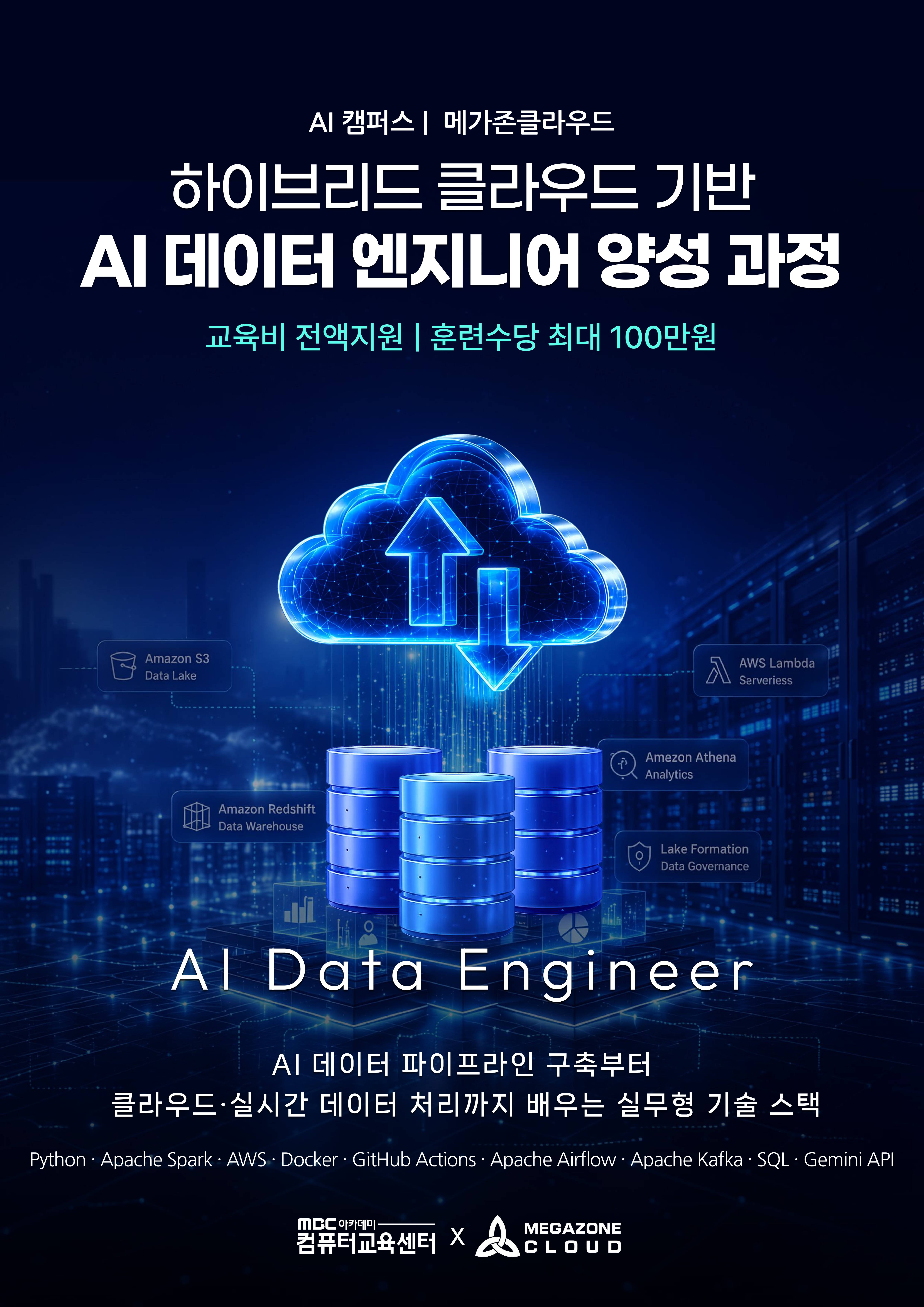 [100% 국비지원] [ 메가존 클라우드 신입입사 기회가 제공되는 취업 국비교육 ]