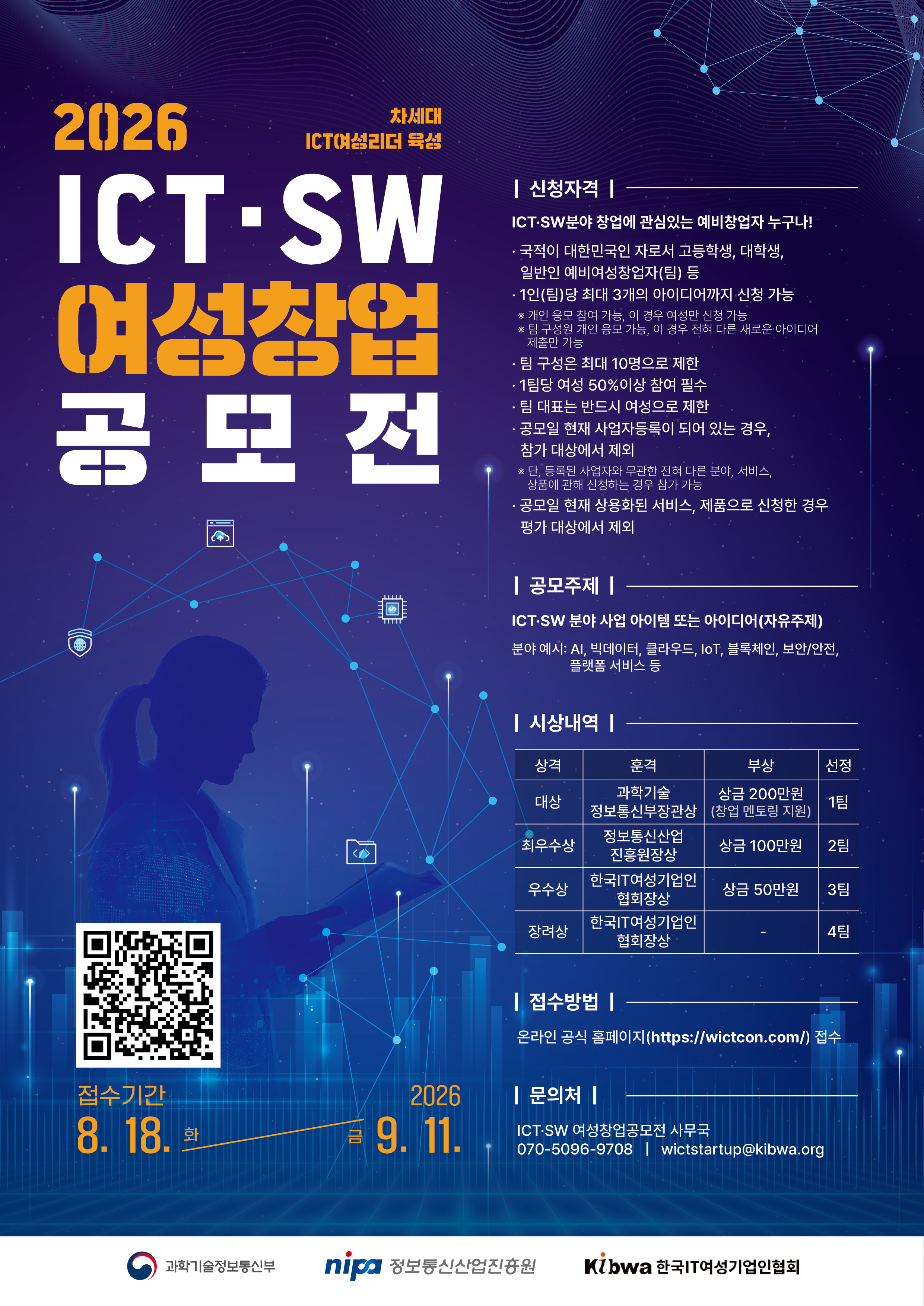 2026 ICT-SW 여성창업공모전