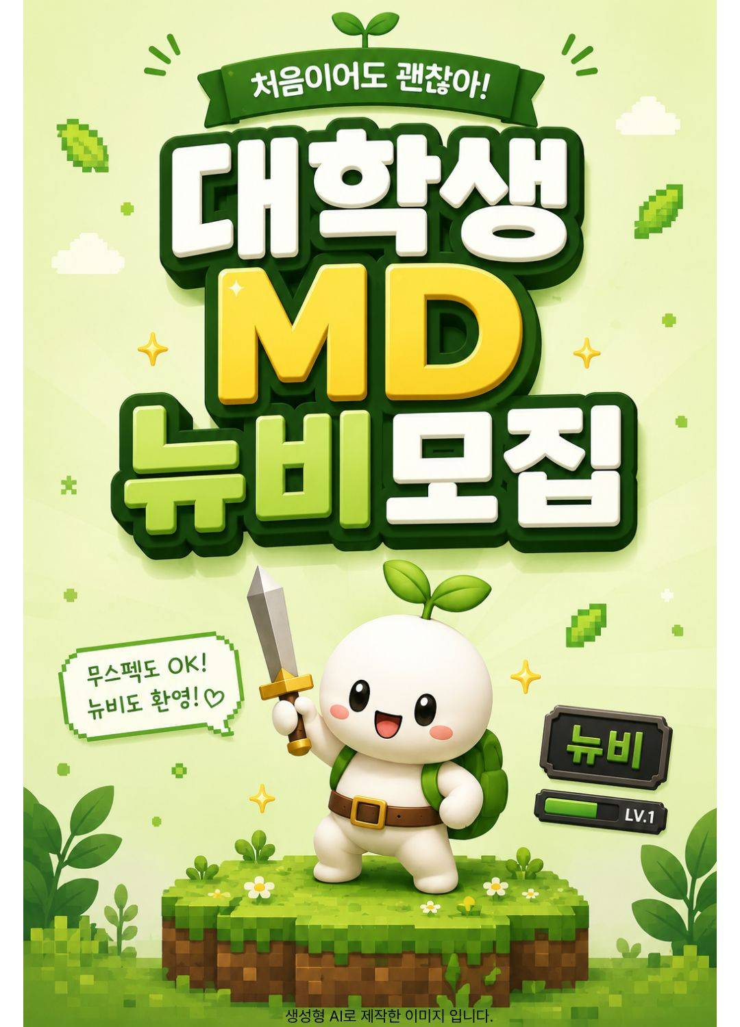 무스펙, 초보자 대환영! 11주로 MD 실무 완성하자! 대학생 MD 프로젝트 뉴비 모집 (실무진과 기획부터 성과까지)