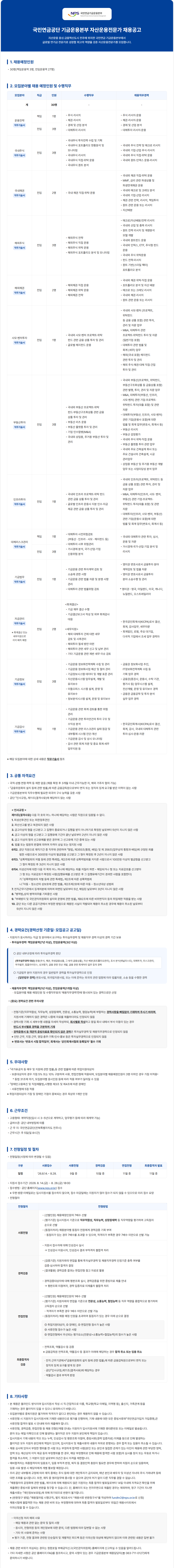 [국민연금공단] 기금운용본부 자산운용전문가 채용공고
