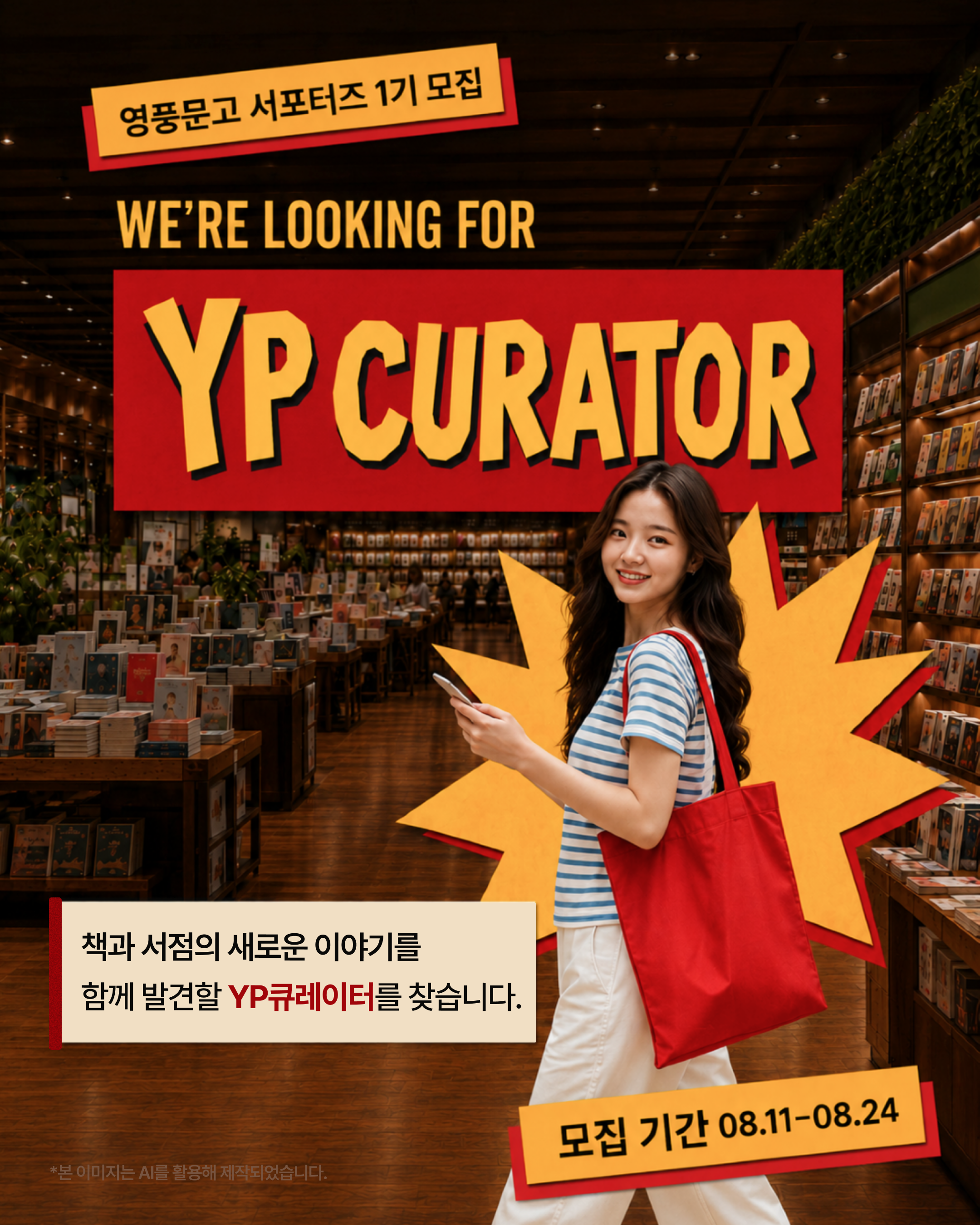 영풍문고 서포터즈 ‘YP큐레이터’ 1기 모집