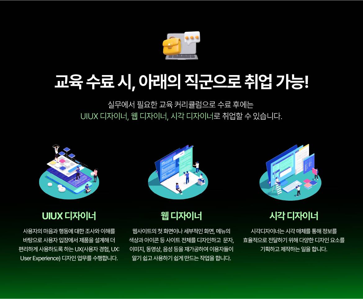 [국제인재개발원] [디지털디자인] UI/UX 반응형 웹디자인 & 퍼블리싱 실무 통합 (with 피그마,영상편집)