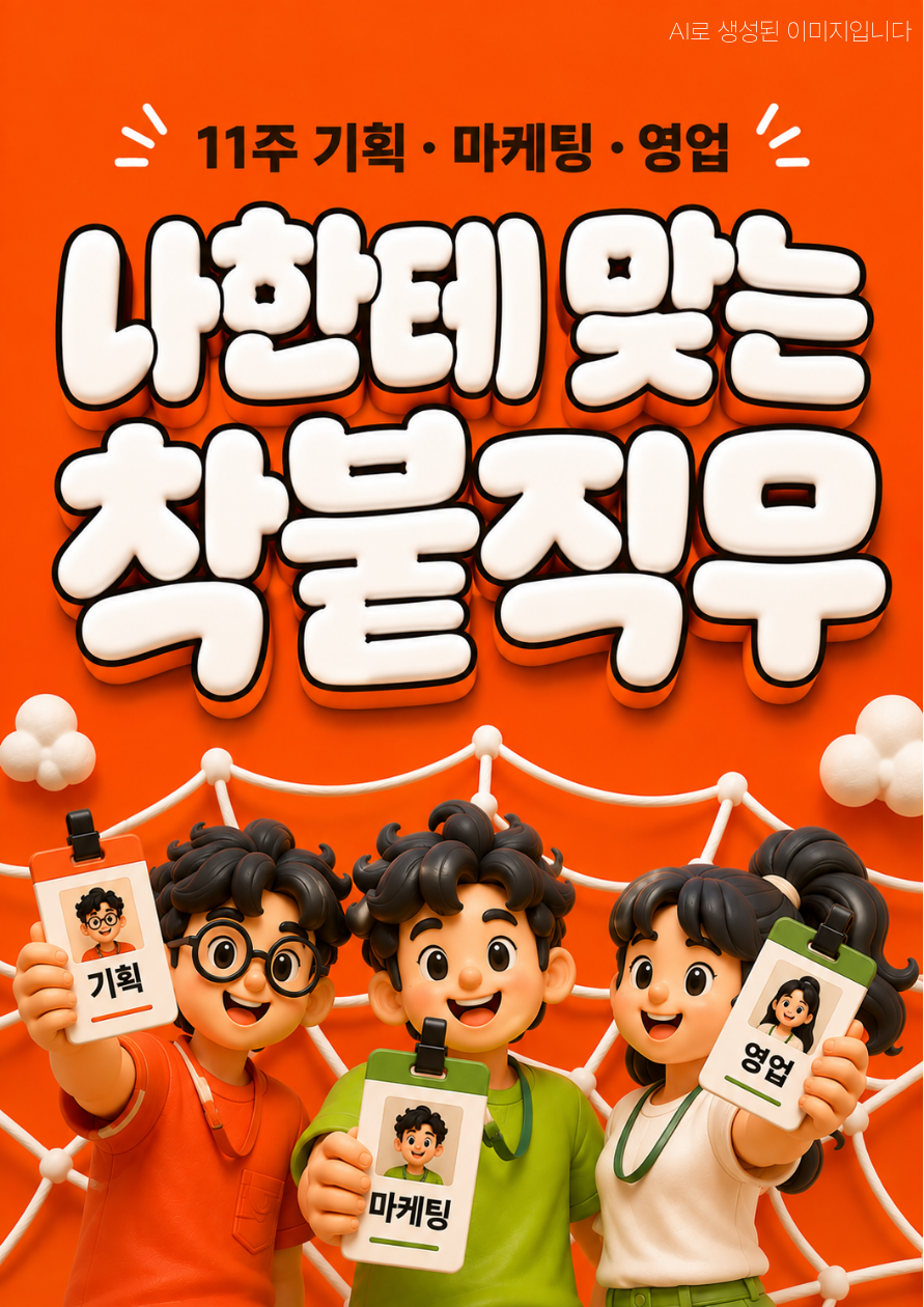 [조기마감 임박] 학기병행 11주, 기획·마케팅·영업 직접 체험하고 포트폴리오까지 완성하기!