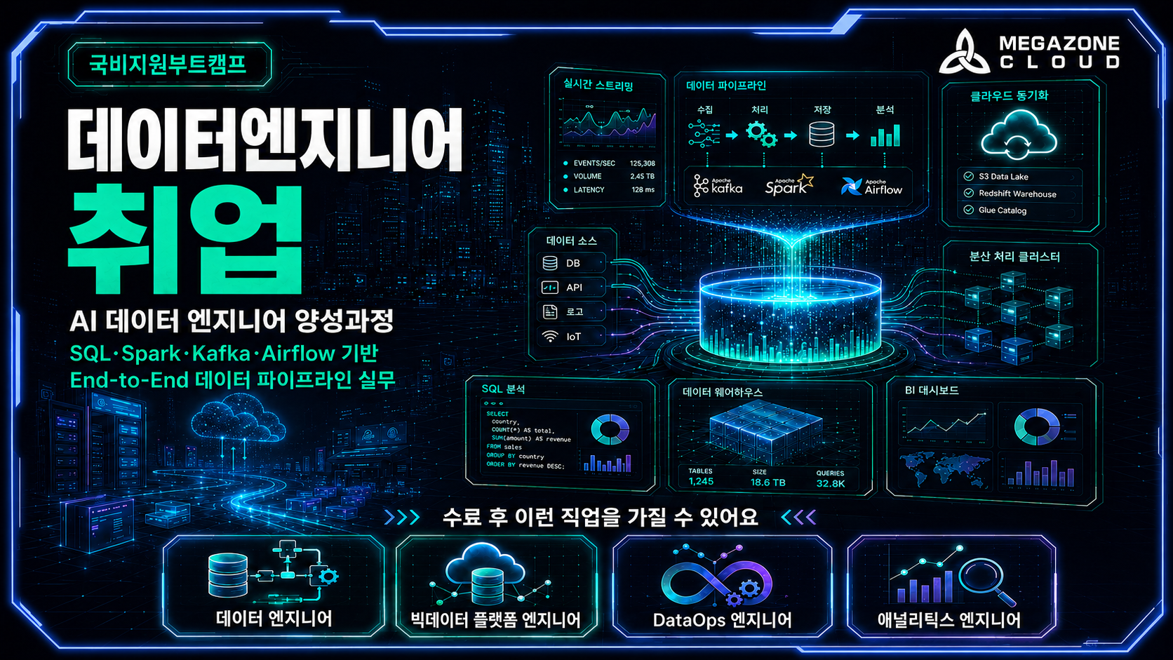 [  메가존클라우드 ]  AI 데이터 엔지니어 국비지원 부트캠프