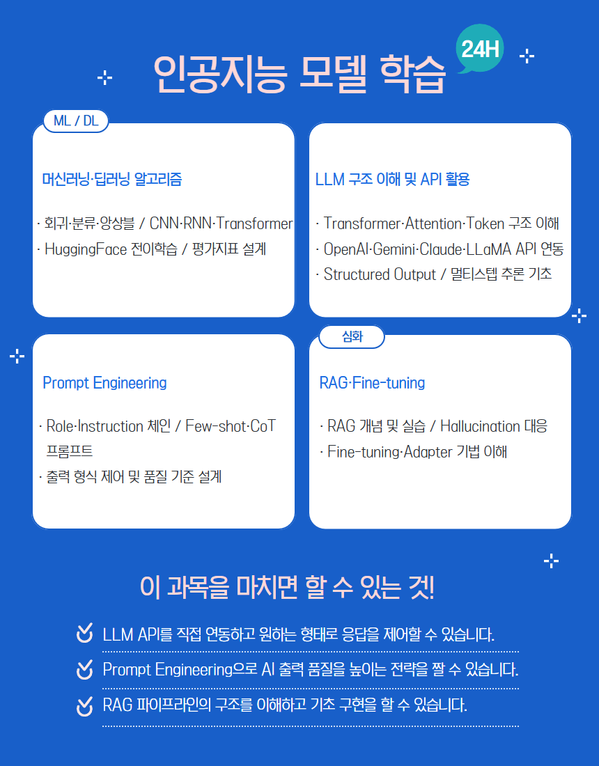 [내배카드 10월 13일 개강] AI 에이전트 서비스 개발자 부트캠프 - RAG, MCP, MLOps