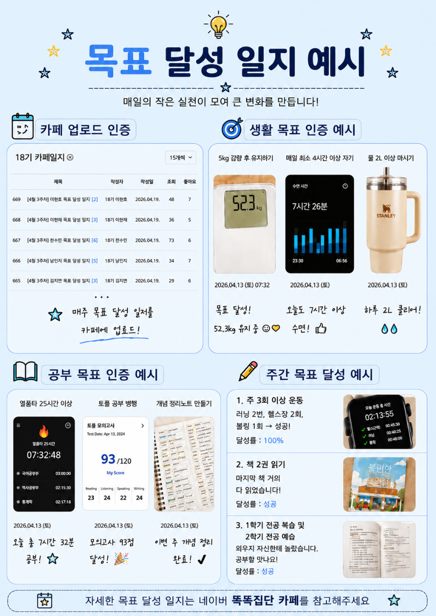 똑똑집단 19기 2차 모집: 2026년 하반기를 ‘진짜 제대로 살았다!’라고 외치고 싶다면? 똑똑집단에서 그 답을 찾아보세요!