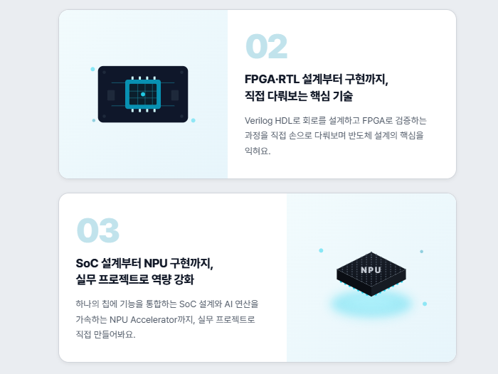 ■서류 합격률 높이는 실전 포트폴리오 완성 (기숙사+식사제공!) 온디바이스 AI 반도체설계