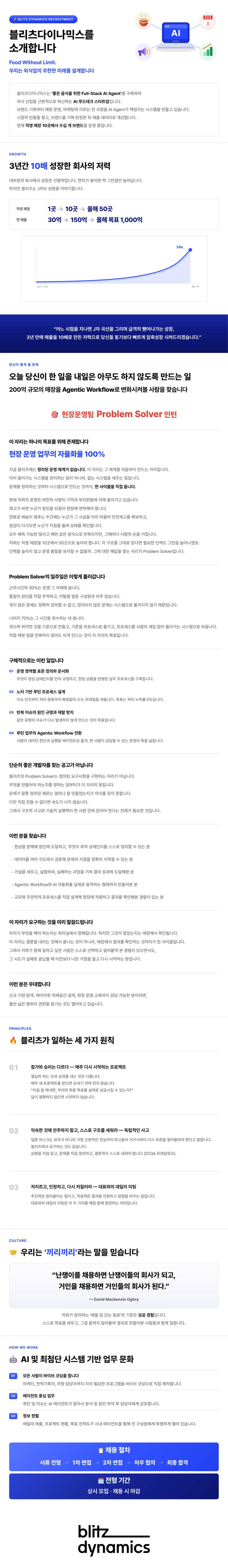 [운영팀] Problem Solver 인턴 채용 (정규직 전환 가능)