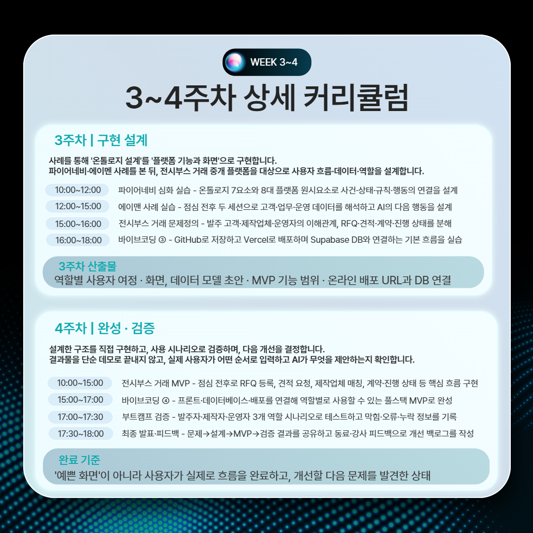 [10월 24일 개강] AX 리더, K-FDE 전문가 양성과정