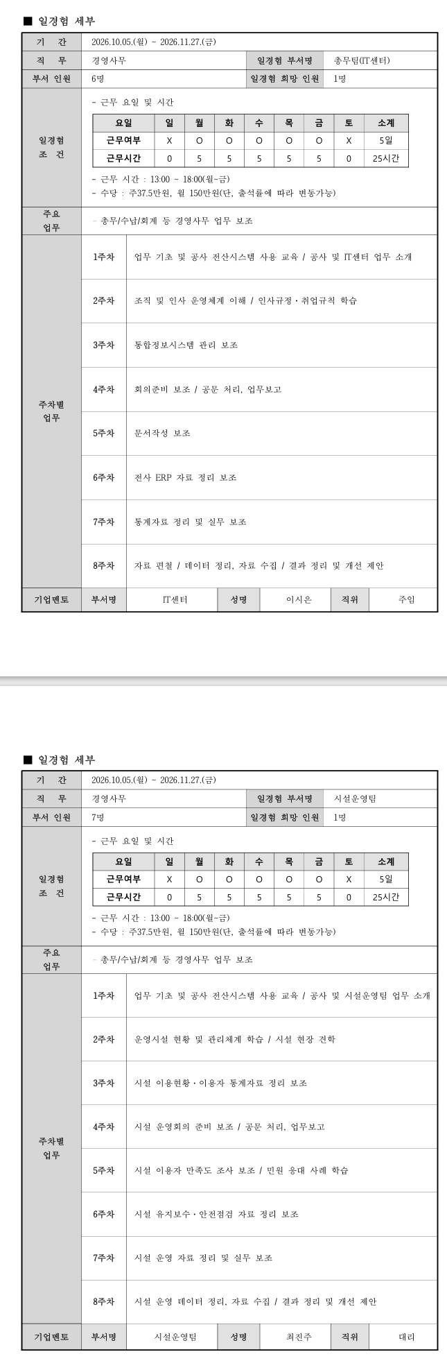 [광주광역시도시공사] 2026 인턴형 경영사무 실무 6기
