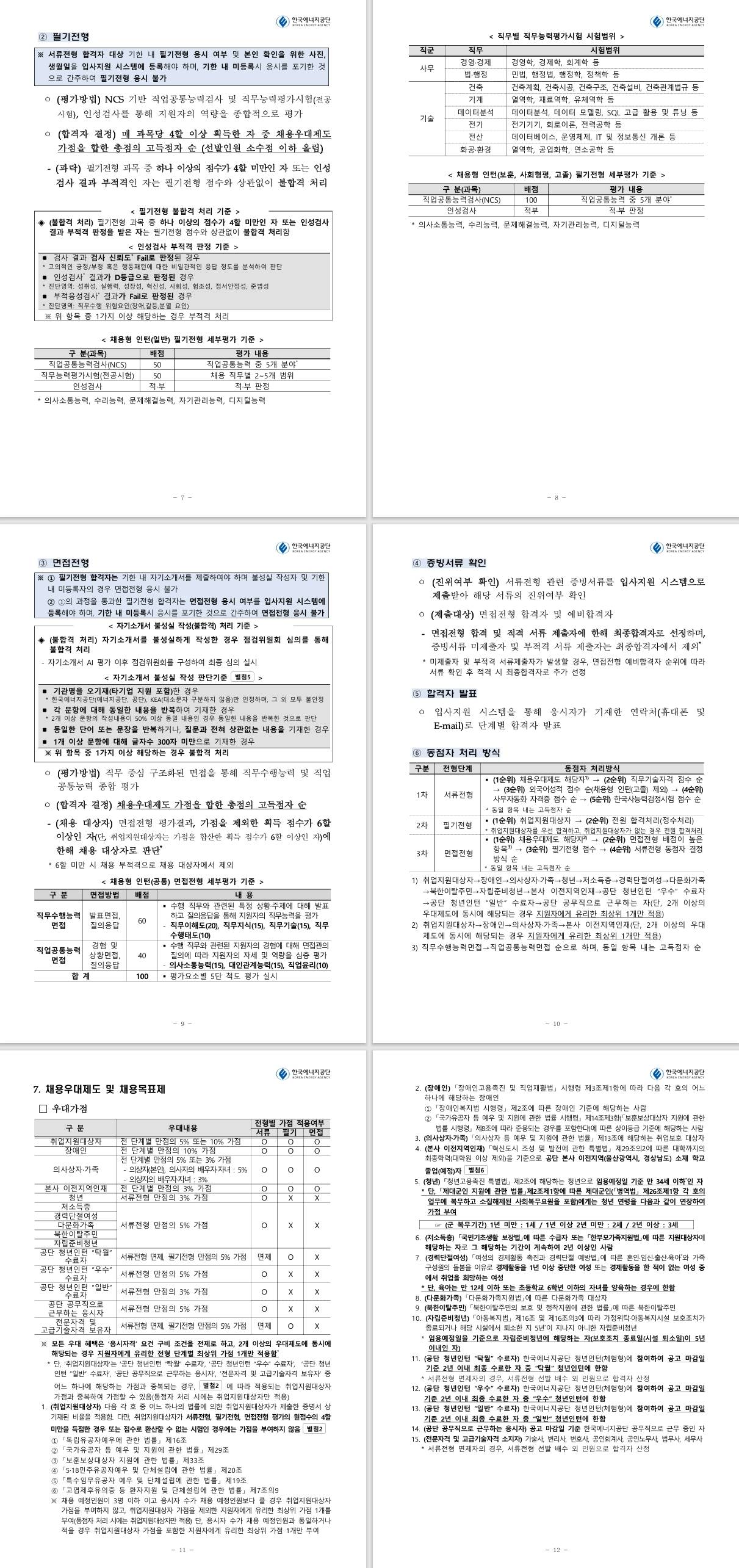 [한국에너지공단] 신입직원(채용형 인턴) 채용 공고