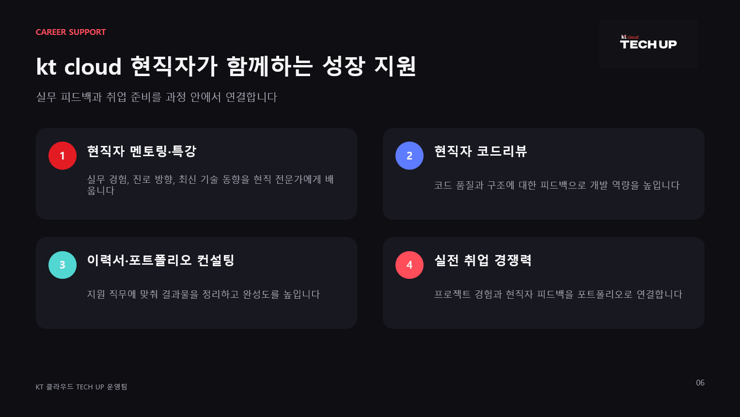 [ kt cloud가 직접 교육하는 풀스택 개발자 과정 ] - KT CLOUD TECH UP 교육생 모집