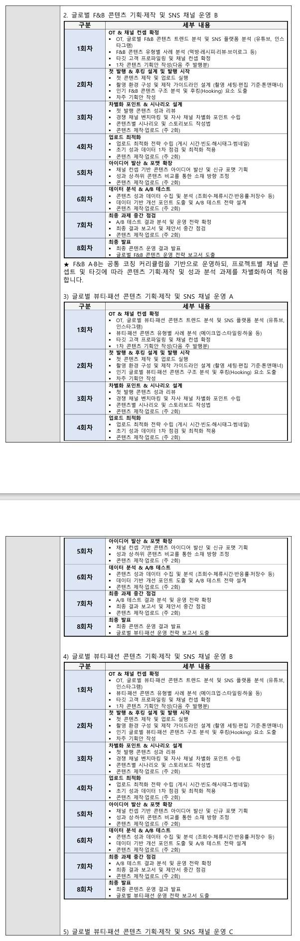 [샌드박스] 글로벌(북미) 타깃 SNS 콘텐츠 기획·제작 및 채널 운영