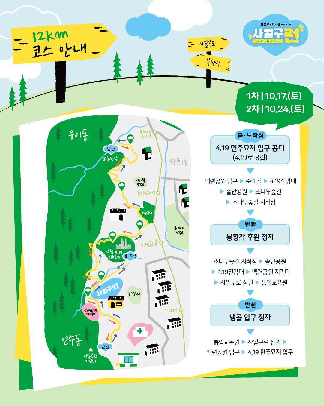 [사일구로X블랙야크] 북한산 둘레길을 걷고, 사일구로 상권을 달리는 사일구런
