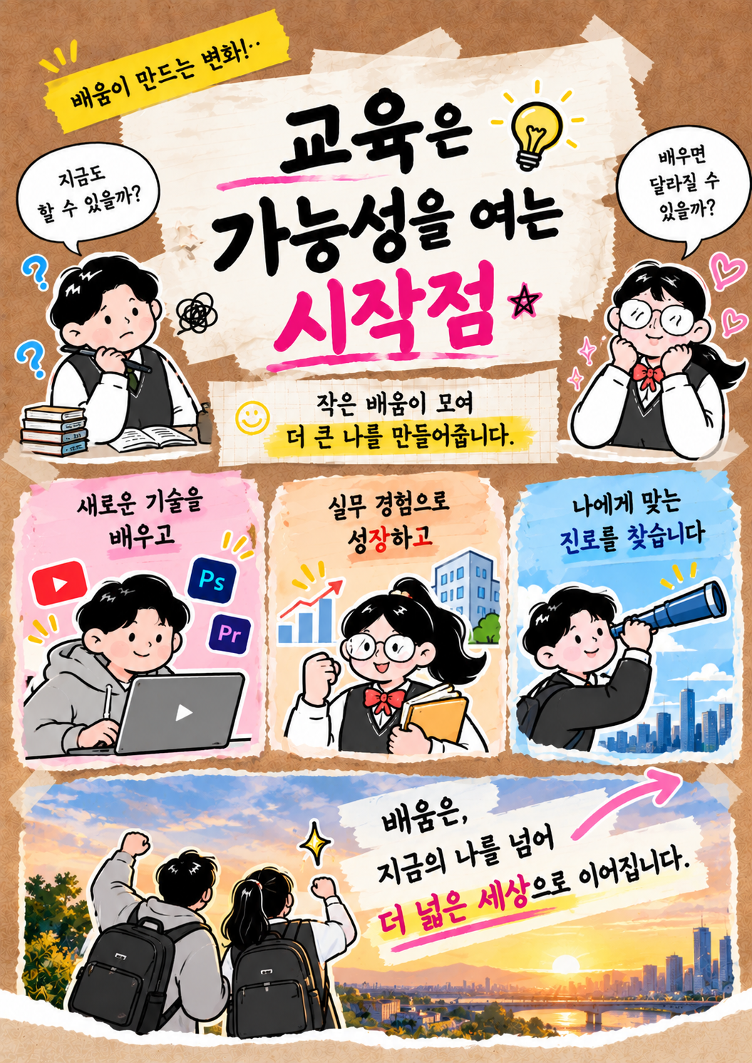 웹·영상부터 제과제빵, 무역·물류까지! 내 진로를 찾는 부산 일반고 위탁교육