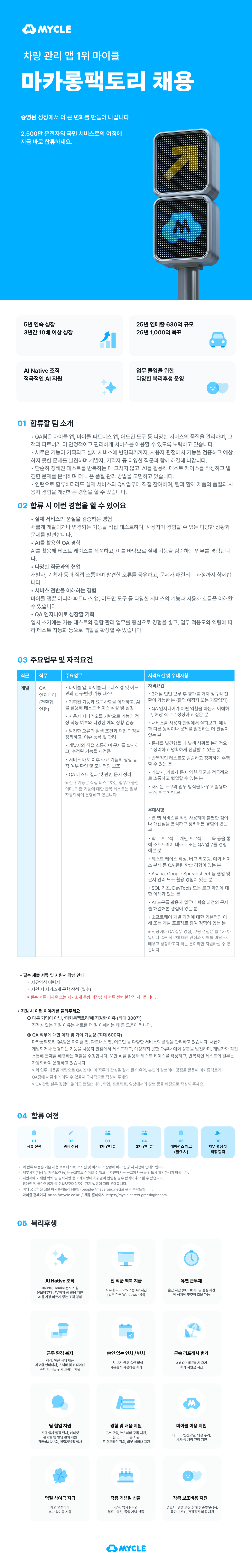 [마카롱팩토리/마이클] QA엔지니어 (전환형 인턴)