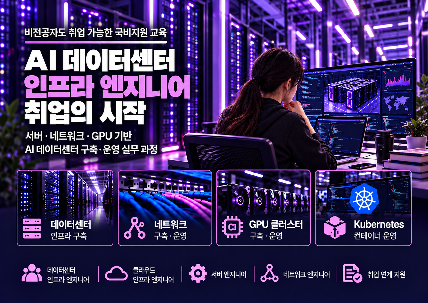 [강남역교육]- 데이터센터 엔지니어, 비전공자도 취업까지 준비 가능한 [KT클라우드부트캠프]