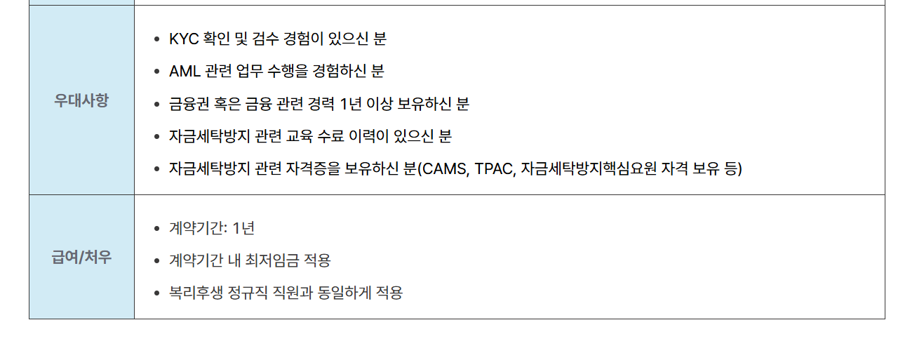 [다날] KYC 담당자(계약직)