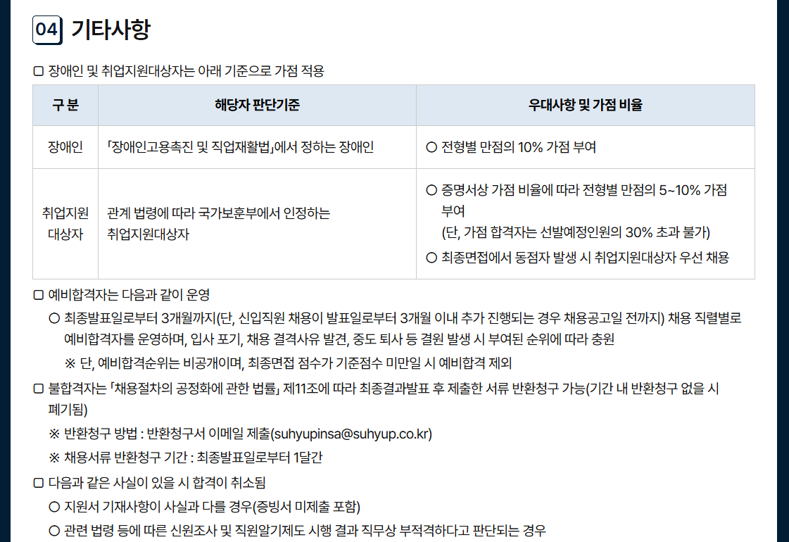 [수협중앙회] 2026년 하반기 신입직원 채용공고