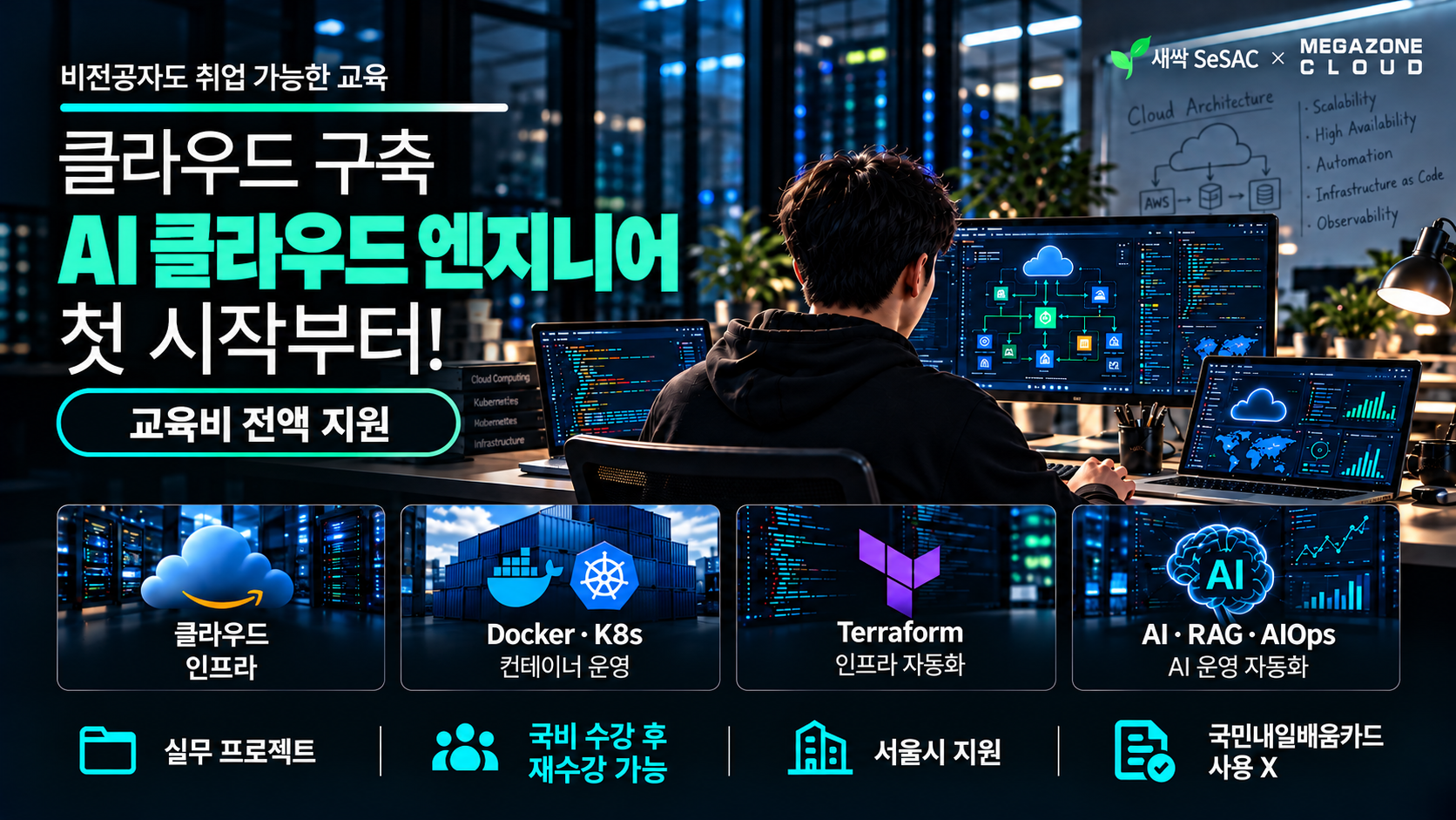 서울시 청년취업사관학교 SeSAC x 메가존클라우드 Enterprise AI Cloud MSP 과정
